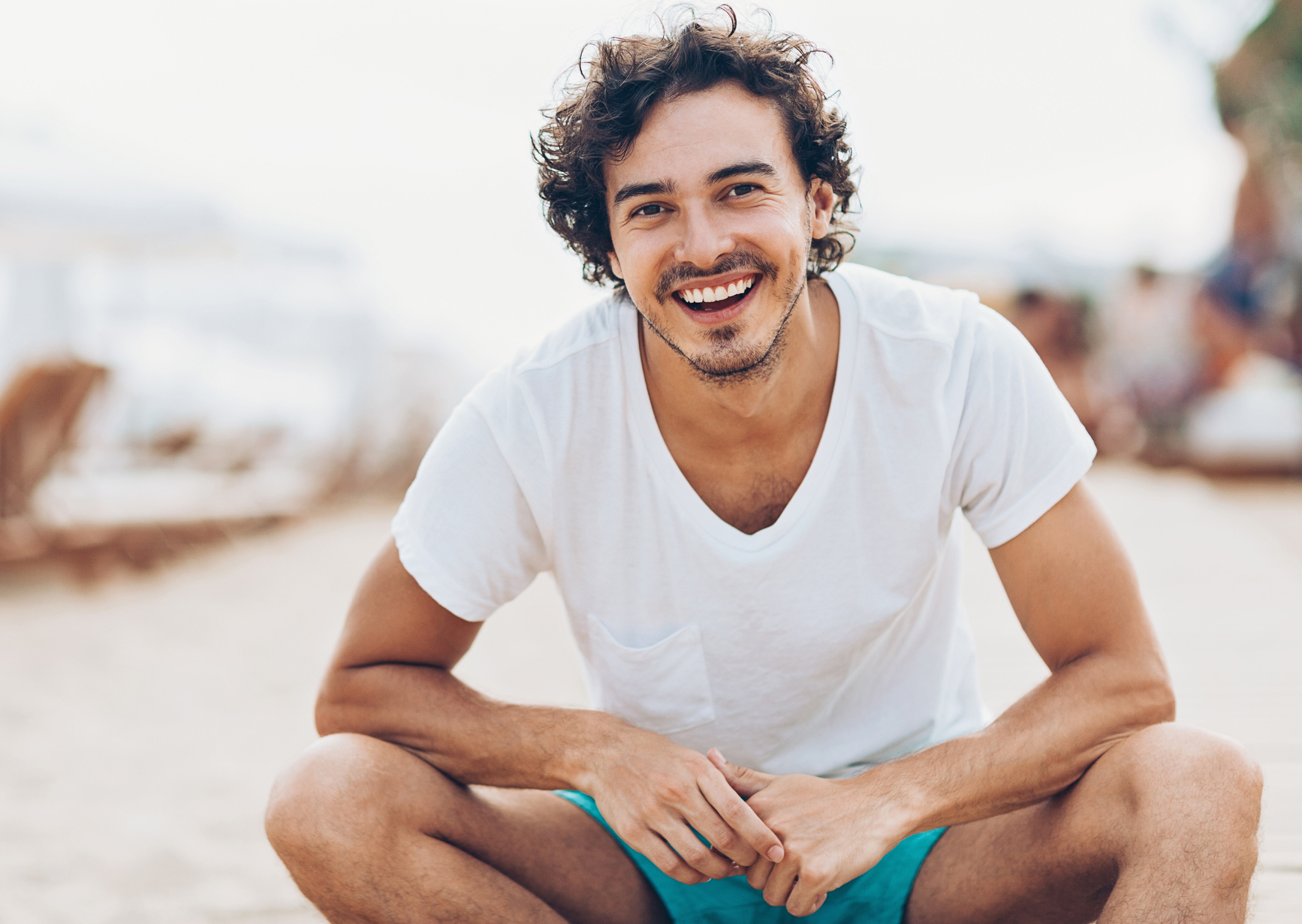 Enjoying the summer on the beach Gynecomastia (Male Breast Reduction) in Bucks County, PA & Hunterdon County, NJ